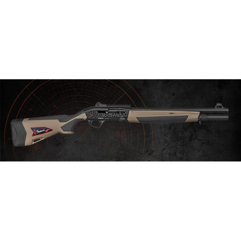 Рушниця Typhoon Phoenix FPX Sport-S FDE кал. 12/76. Ствол - 51см